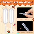 thumbnail image 4 of 2000 Pcs 4 Ml Plastic Pipettes Squeeze Transfer Dropper Disposable Liquid Dropper Transfer Pipettes, 4 of 7