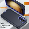 thumbnail image 3 of For Samsung Galaxy S23 FE Case PC+TPU+PC Drop-proof Protective Phone Cover+Sapphire, 3 of 5