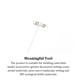 thumbnail image 5 of Poste de lámpara Yuarrent LED de Metal micropaisaje decoración de jardín luz blanca, 5 of 6