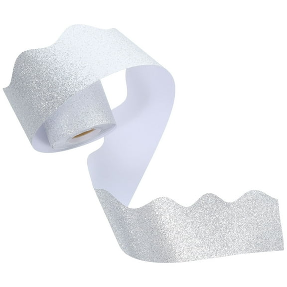 Hemoton 1 Roll Glittery Blackboard Border Decal Classroom Bulletin Board Trim Replaceable Paper Border Classroom Decal Decoration Bulletin Board Border Decal