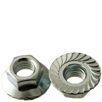

3/8 -16 Serrated Hex Flange Lock Nut Case Hardened Zinc CR+3 (inch) (Quantity: 2000)