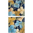 thumbnail image 1 of Great Art Now Blue Garden Party by Lanie Loreth 2 Piece Canvas Art Set Each 14"W x 14"H, 1 of 3