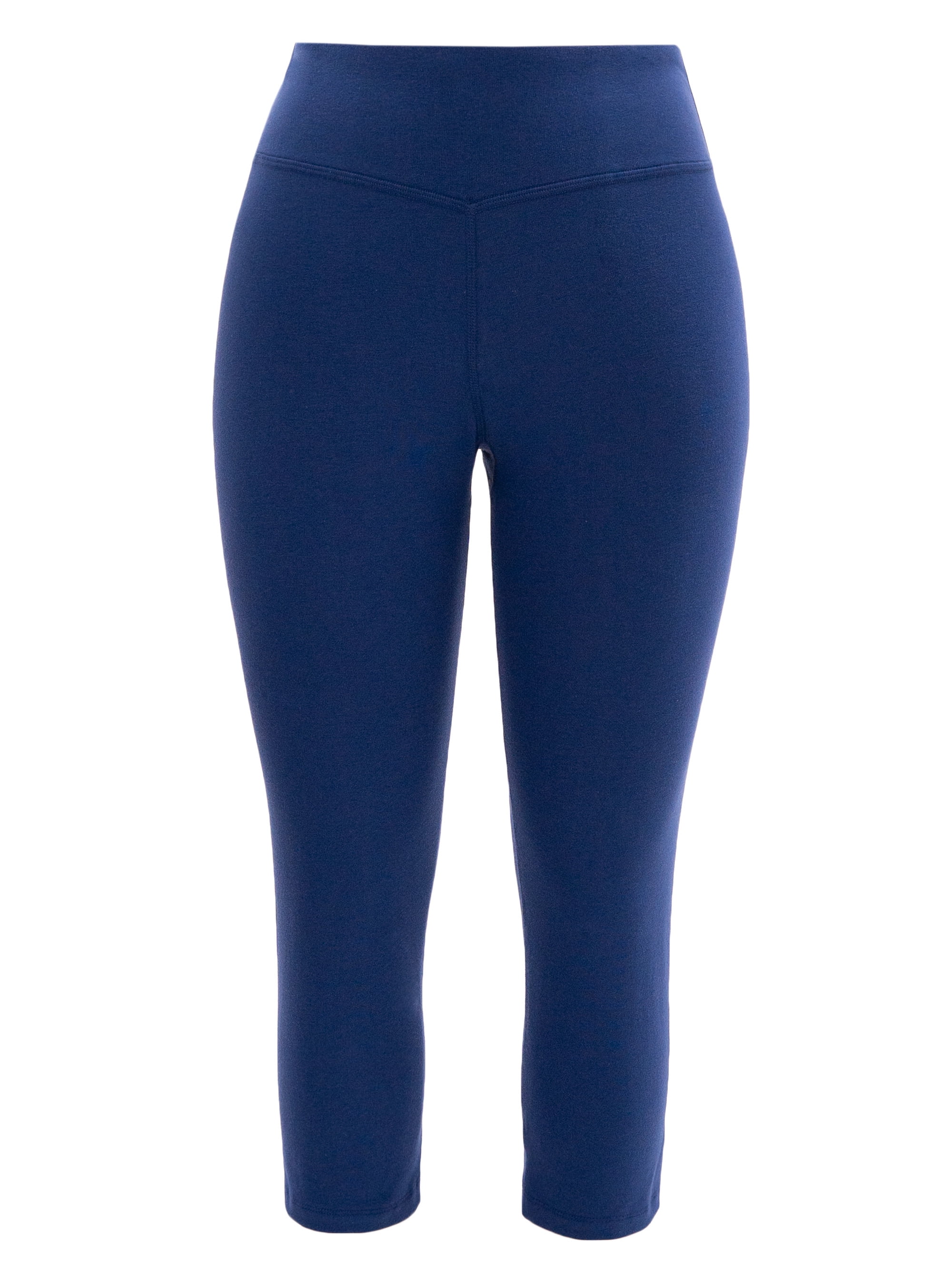 Tek Gear Women's Blue Tie Dye Core High-Waisted Pockets Capri Leggings -  Size S