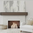 thumbnail image 6 of Ekena Millwork 4"H x 4"D x 72"W Knotty Pine Faux Wood Fireplace Mantel, Natural Mahogany, 6 of 15