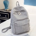 thumbnail image 3 of Mochila escolar para mujer, estilo universitario, personalizada, de terciopelo, para estudiantes de secundaria, 3 of 6
