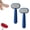 Blue*2, variant on Dual Sided Callus Remover, Stainless Steel Blade Foot Scraper | Dual Sided Foot File Callus Remover, Portable Manual Dead Skin Corn Remover, for Home Bathroom Travel Use