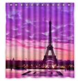 thumbnail image 1 of ABPHQTO Famosa atracción turística Torre Eiffel Cortina de ducha Cortina de ducha impermeable 160x180 cm, 1 of 2