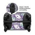 thumbnail image 4 of Kdxio Lavender Flowers Pattern Luggage Cover for Travel,Elastic and Durable,Fits 18-32 Inch,-No luggage included, 4 of 8