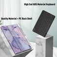 thumbnail image 4 of Fintie Keyboard Case for Samsung Galaxy Tab A9+ Plus 11 inch 2023 Model (SM-X210/X216/X218), Slim Lightweight Stand Cover with Magnetically Detachable Wireless Bluetooth Keyboard, Lilac Marble, 4 of 9