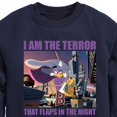 thumbnail image 3 of Disney - Darkwing Duck - I Am the Terror - Toddler & Youth Crewneck Fleece Sweatshirt, 3 of 5