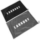 thumbnail image 3 of Bolsa de lavandería resistente con cordón ajustable, 2 unidades, lavable, grande, organizador de ropa sucia con cierre de cordón, bolsa de lavado de viaje, gris y negra., 3 of 6