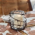 thumbnail image 2 of Park Designs Barbed Wire Pillar Holder, 2 of 5