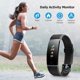thumbnail image 2 of Reloj Inteligente IP68 Letsfit Ejercicio Salud Monitoreo Pasos Calorias Negro Letsfit LFRTI566345, 2 of 2