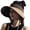Khaki, variant on Womens Sun Visor Wide Brim Straw Hat Open Top Roll Up UV Protection Summer Beach Pool Travel Cap Visors