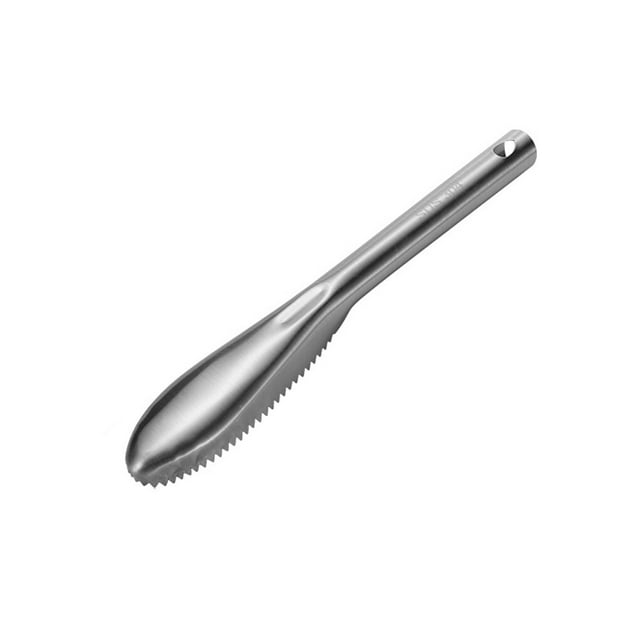 Scraper Fish Skin Scale Stainless Steel Tool Household Supply Cutter Remove Scaler Comfortable Handle Easy to Care Home Kitchen Gadget 304