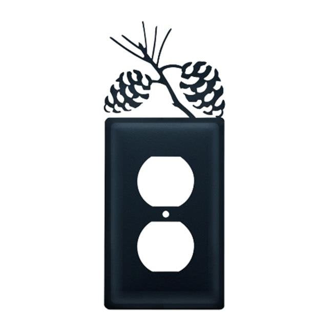 Village Wrought Iron EO-89 Pinecone Outlet Cover