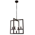 thumbnail image 2 of Lighting IRONCLAD Farmhouse 5 Light Oil Rubbed Bronze Ceiling Pendant 18" Wide, 2 of 6