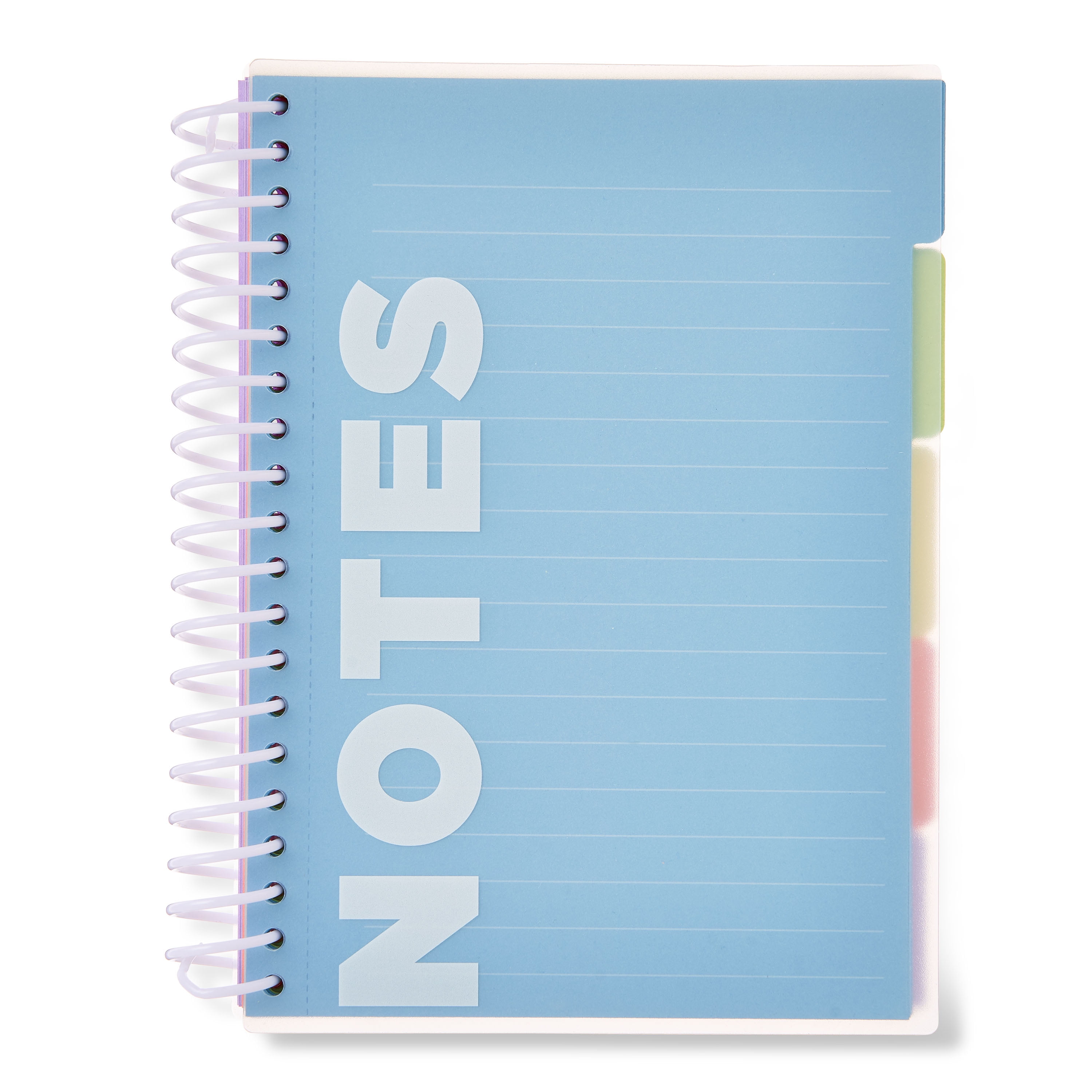 Pen+Gear Softcover Tabbed Spiral Journal, 5.5' x 7', 200 Lined Paper Pages