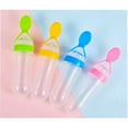 thumbnail image 3 of JWDX Glass and Bottle Clearance, Baby Food Feeder 4 Pack Silicone Baby Food Dispensing Spoon Wajiayon 3 Oz Feeding Spoons with Suction Cup for Boys Girl Kids Toddlers Self Feeding Bottle Spoon, 3 of 10