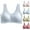 Pink, variant on Women'S Front Button Closure Bra Comfort Full-Coverage Bra Front-Closing Wirefree Bra