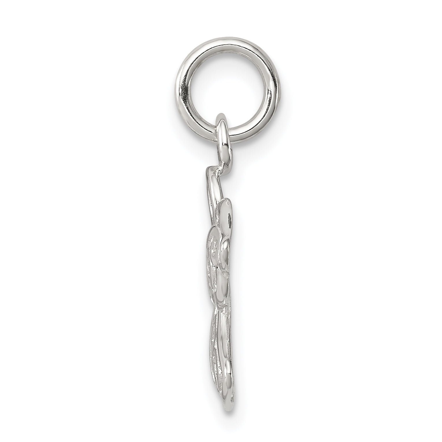 Sterling Silver Filigree Angel Charm QC4755