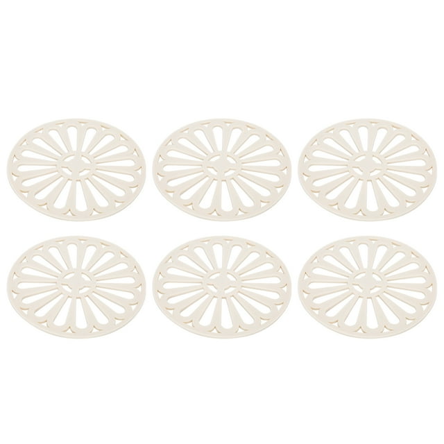 Posavasos Redondos Y Gruesos, Almohadilla Aislante Creativa, Tapete Para Mesa De Cocina, Suministros Para El Hogar, 6 Uds.