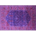 thumbnail image 1 of Ahgly Company Indoor Rectangle Oriental Purple Industrial Area Rugs, 6' x 9', 1 of 4