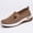 Coffee, variant on Mesh Breathable Casual Shoes Slip on Design Shock Absorbing Midsole Anti Slip Durable Sole Comfort Walking Sneakers Multi Color Fashion Daily Footwear