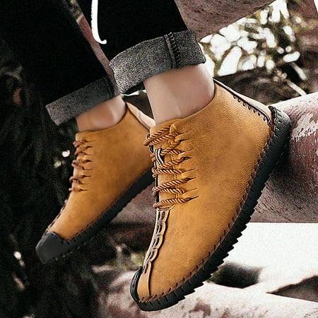 

1 Pair Men Shoes Non-slip Sneakers Breathable Casual Warm for Winter Outdoor New