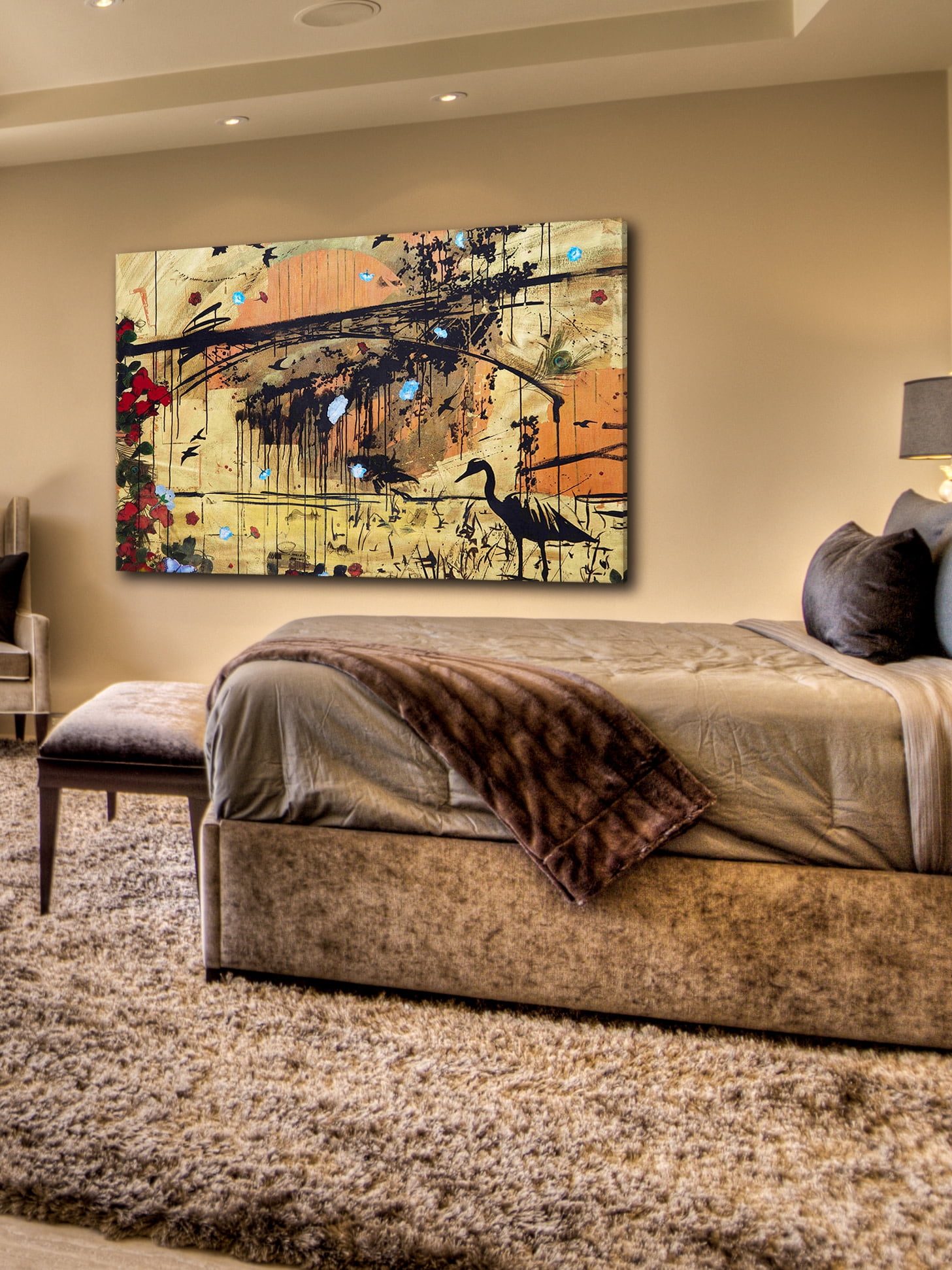 Marmont Hill "Aquaduct" by Tracy Silva Barbosa Painting Print on Canvas