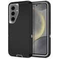 thumbnail image 1 of Funda I-HONVA para Samsung Galaxy S24/S25 a prueba de golpes, color negro y gris, 1 of 7
