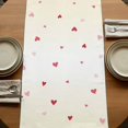 thumbnail image 5 of Table Runners 90 Inches Long Dress Scarves, Valentine's Day Farmhouse Coffee/Dining/Kitchen Table Runner for Living Room, Red Love Branches Modern Minimalism Pink 13x90 Inch, 5 of 9