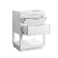 thumbnail image 4 of Avanity Allie-V24-S Allie 24" Single Free Standing Wood Vanity Cabinet Only - White, 4 of 5