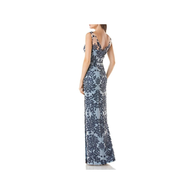 Js collections clearance embroidered lace gown