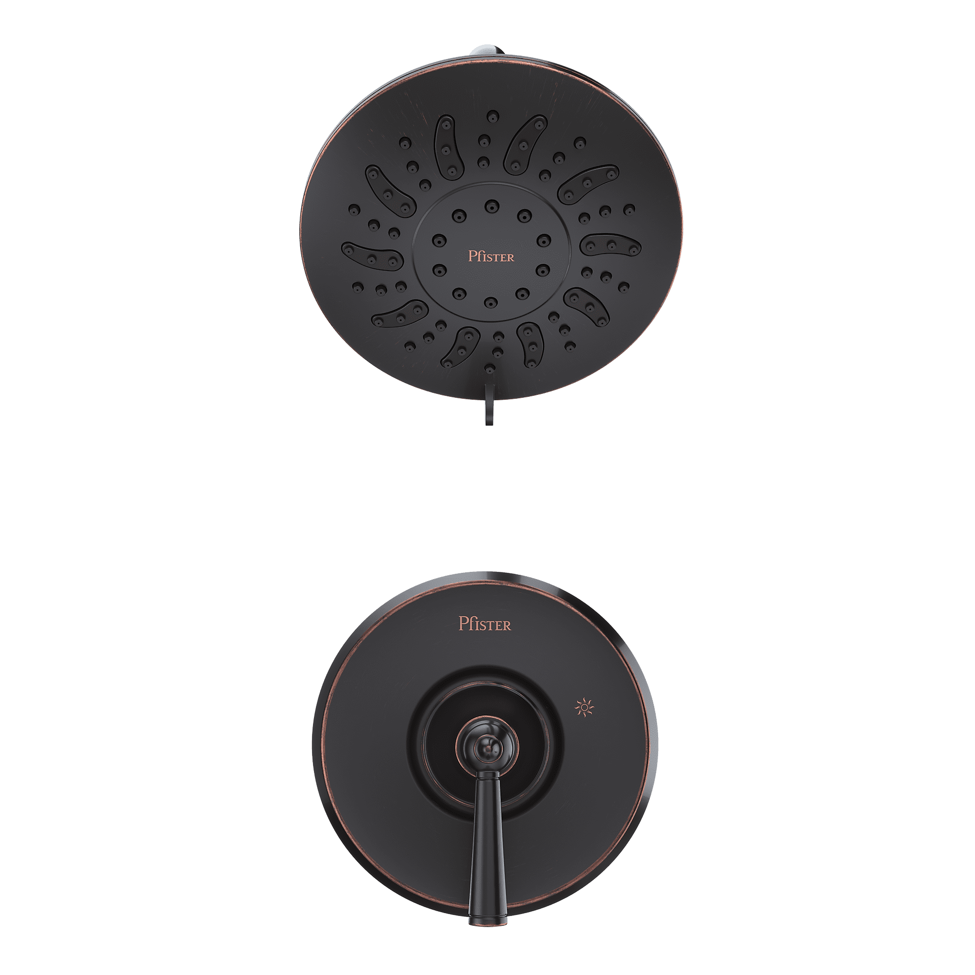 Saxton 1-Handle Shower Only Trim in Tuscan Bronze