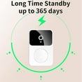 thumbnail image 5 of Smart Video Ring Doorbell Home Intercom, Smart Wireless Remote Video Doorbell, High-definition Night Vision Wifi Charging Anti-theft Doorbell, 5 of 5