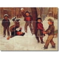thumbnail image 1 of Ceramic Tile Mural-John George Brown Children Painting 31. 48" w x 36" h using (12) 12 x 12 ceramic tiles, 1 of 3