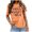 Orange, variant on Graphic Tees for Women T-Shirts Bibbidi Bobbidi Shirt Women Cute Halloween T Shirt Funny Letter Print Tees Casual Tee Tops Purple L