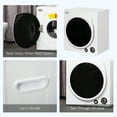 Dryer Machine, 1350W 3.22 Cu. Ft. Portable Clothes Dryer w/ 5