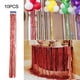 thumbnail image 3 of Oropel de aluminio para fiesta de boda y cumpleaños, cortina con flecos, decoración colgante para puerta y habitación (rojo), 10 Uds., 3 of 7