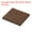 Brown, variant on Uxcell Furniture Pads, 16Pcs 3" Square Self Adhesive Felt Furniture Pads, Floor Protectors for Furniture Feet Chairs Legs Hardwood Floors (Black)