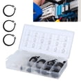 thumbnail image 1 of 300Pcs C-Clips External Retaining Ring Assortment Kit Heat Treated Steel Retaining Rings Alloy Steel External Circlip Snap, 1 of 8