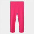 thumbnail image 4 of Gibobby Kids Girls Leggings Footless Cotton Skinny Thin Leggings Toddler Girls Solid Stretch Trousers Tights(6 Years,Hot Pink), 4 of 4