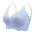 thumbnail image 2 of Women's Lace V-Neck Bralette with Back Buckle - Soft Stretch Fabric, Wire-Free, Breathable for Everyday Wear, 2 of 5