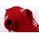 thumbnail image 5 of Suéter navideño de reno para perros, cachorros, gatitos y gatos, clásico rojo, cálido, de punto, con copos de nieve, para otoño e invierno., 5 of 5