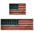 thumbnail image 3 of Patriotic Stripe and Star Kitchen Mat Independence Day American Flag Kitchen Rugs Kitchen Organization Fourth of July Decorations Runner Rug Non-Slip Kitchen Floor Mats Anti-Fatigue Standing Desk Mats, 3 of 6