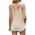 thumbnail image 5 of SHIBEVER Tank Tops for Women Summer Sleeveless Tops Spaghetti Strap Camisoles Scoop Neck Womens Clothes Casual Cami Shirts Sleeveless Tunic Tops, 5 of 5