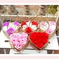 thumbnail image 2 of 6 cestas de hierro huecas con forma de corazón para jabón, rosas, adornos para el día de la boda, flores artificiales, regalo de cumpleaños, 2 of 6