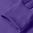 thumbnail image 6 of Karymi Cocktail Dresses for Women Casual Solid Hooded Sweatshirt Dress, Drop Shoulder Long Sleeve Front Kangaroo Pocket Oversized Mini Hoodie Dress, 6 of 7