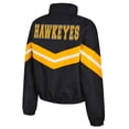 thumbnail image 3 of Women's Colosseum  Black Iowa Hawkeyes Thin Ice Full-Zip Windbreaker, 3 of 3